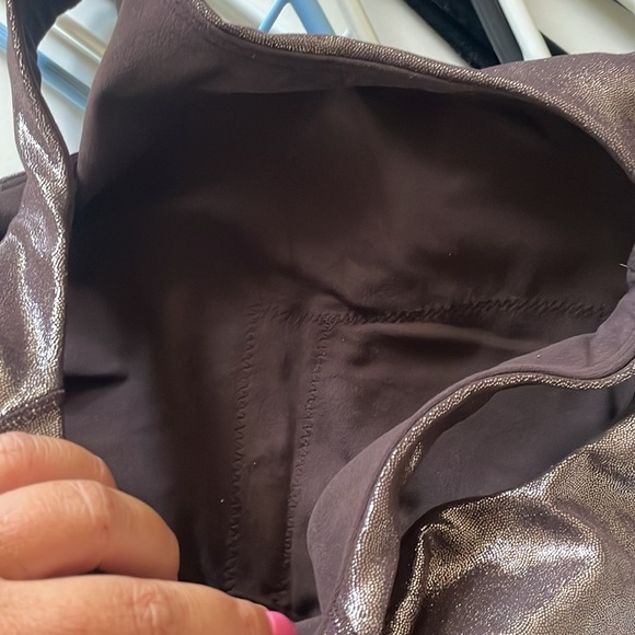 Lululemon Size 0 Metallic Shimmery Brown Tank Bra - Picture 4 of 8